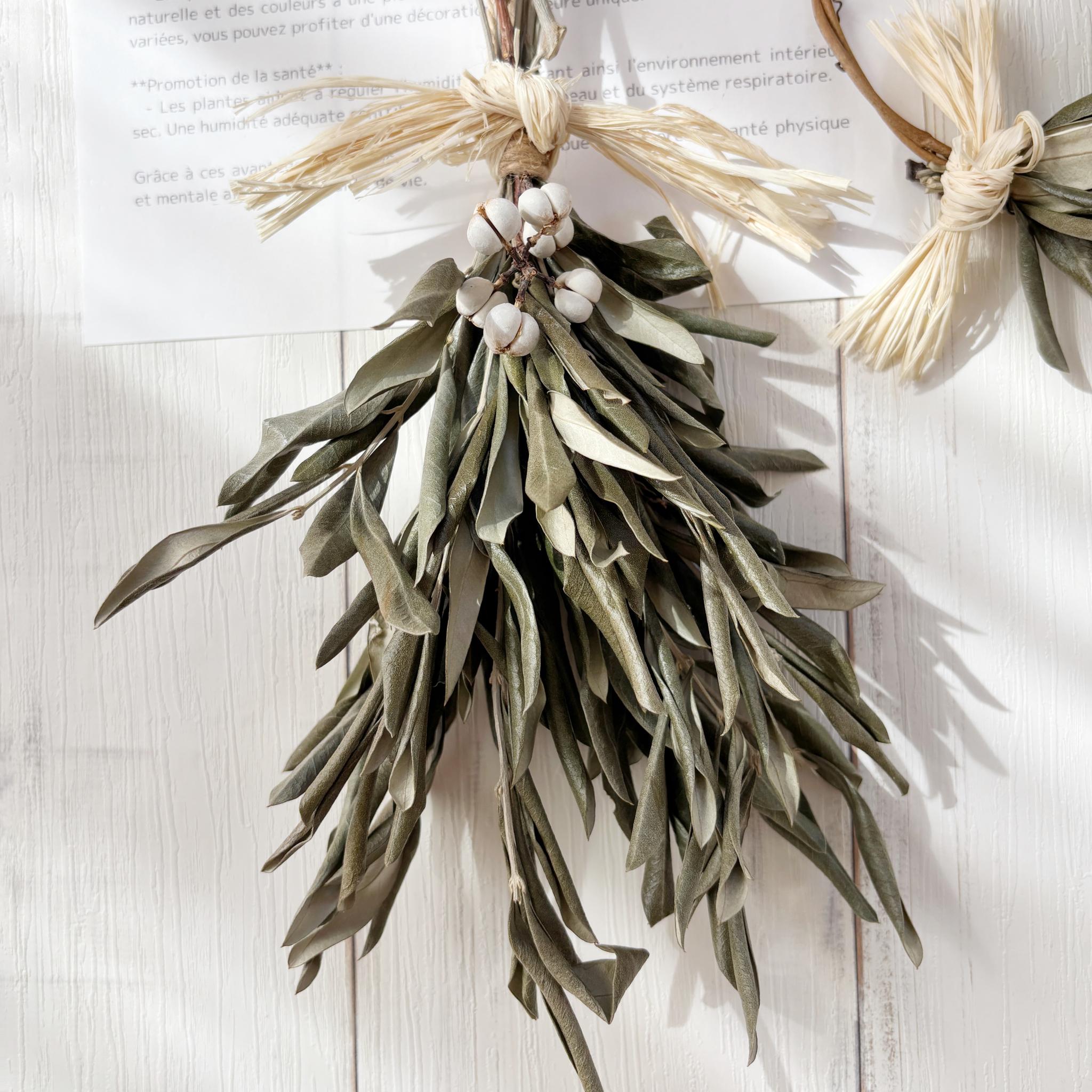 オリーブのシンプルスワッグ|おしゃれなドライフラワーを玄関やリビングに|母の日にも◎ | 3枚目